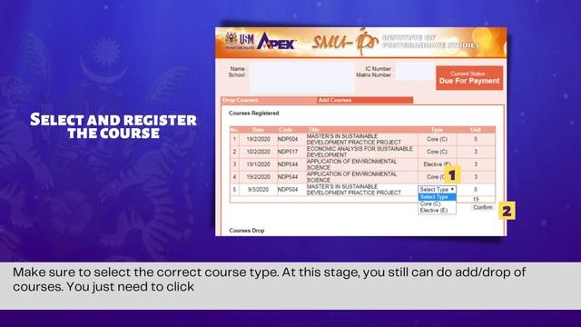 New Postgraduate Students Registration Process (Coursework/Mixed Mode) - October 2022 Intake смотреть онлайн