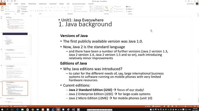 Introduction to Object Oriented Programming with Java Chapter 1 Part 1 смотреть онлайн
