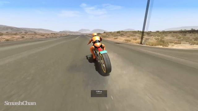 Motorbike Crashes #15 - BeamNG DRIVE | SmashChan