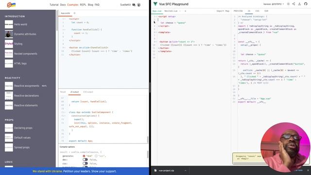 Vue user tries Svelte first time смотреть онлайн