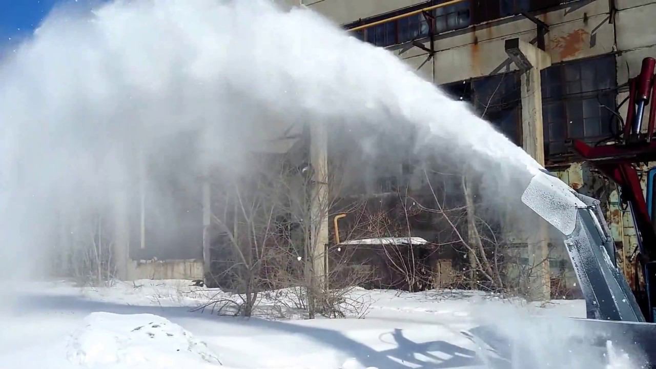 Снегоочиститель шнеко(фрезерно)-роторный смотреть онлайн