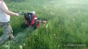 Роторная Косилка ЗАРЯ. Первое испытание.