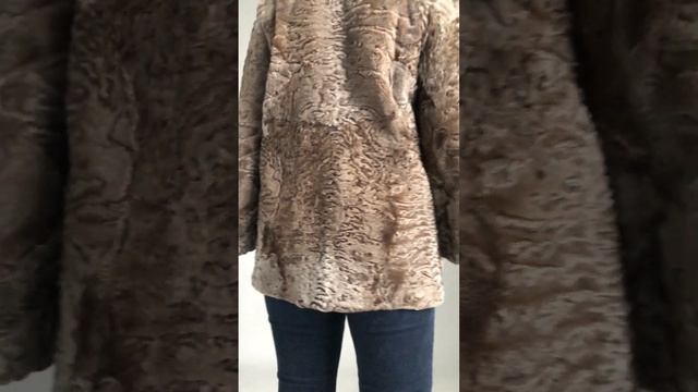 Шуба Каракульча 21500 купить в комиссионном интернет-магазине Furprice.ru дл.70 см р.44-46 /11487/ смотреть онлайн