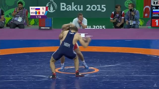Финал 76кг. Абдулрашид Садулаев (Россия) - Петр Янулов (Молдова) смотреть онлайн