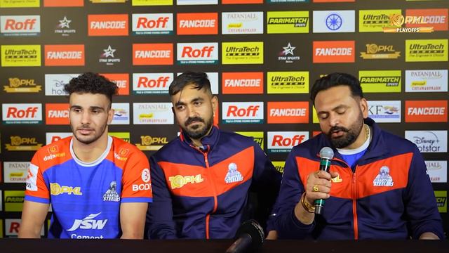 "Everyone is praying for us to win" - Manpreet Singh | Press Conference: February 28 | PKL Season 1 смотреть онлайн