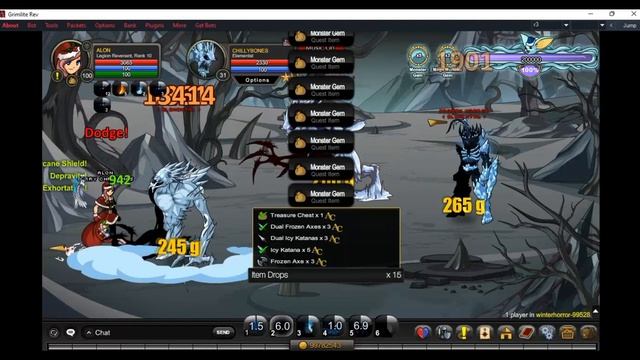 AQW - Grief Medals Bot (Winterhorror Merge) - Grimlite/Grimoire смотреть онлайн