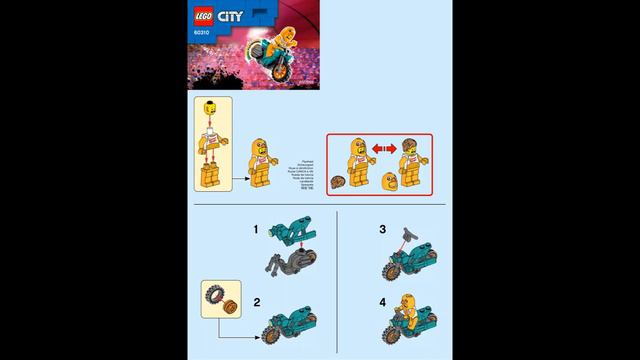 LEGO City 60310 - Chicken Stunt Bike смотреть онлайн