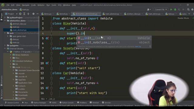 Abstract Class & Abstract Method in Python | Python Tutorials for Beginners #lec99 смотреть онлайн