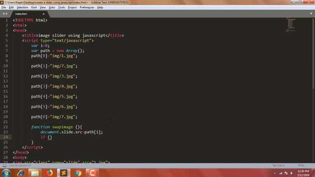 How to create image slideshow using javscript | webdev смотреть онлайн