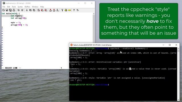Using cppcheck for C & C++ Static Analysis смотреть онлайн