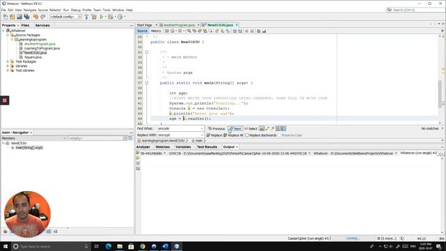 Beginning Java Programming 3 Input using Console смотреть онлайн