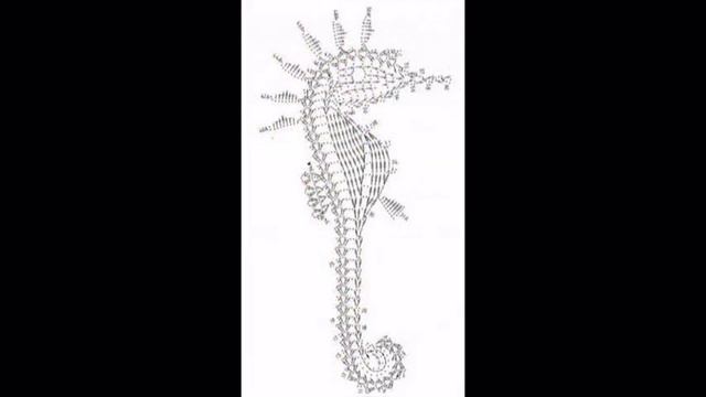 морские фигурки вязанные крючком