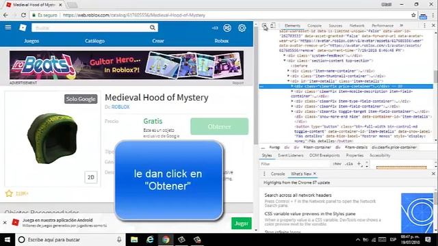 Como conseguir el Medieval Hood of Mystery en Roblox 2018 ElPioGamer! смотреть онлайн