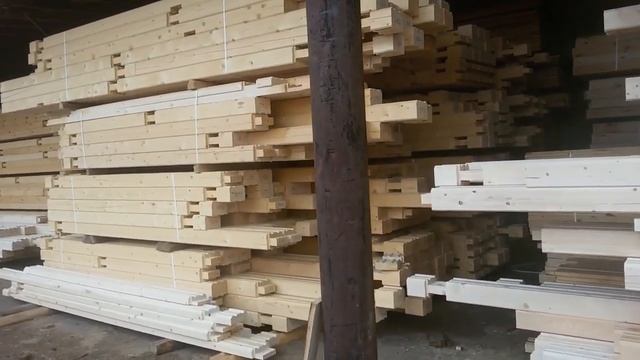 Этап отгрузки бруса компании по строительству домов - РУССКИЙДОМЪ.РФ смотреть онлайн
