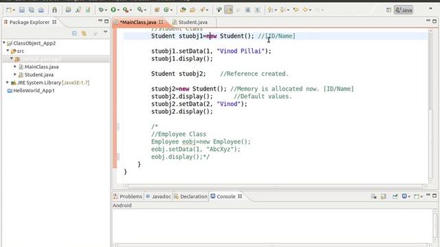 Java Tutorial Classes and Objects - Tutorial 2 смотреть онлайн