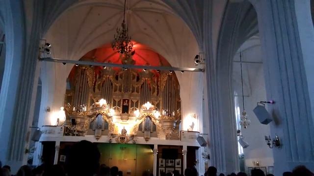Органный миниконцерт в кафедральном соборе Калининграда 20.04.17 смотреть онлайн