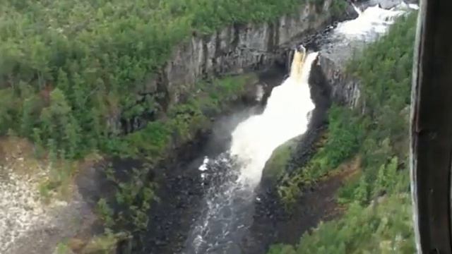 Водопад на реке Ядун (Эвенкия) смотреть онлайн