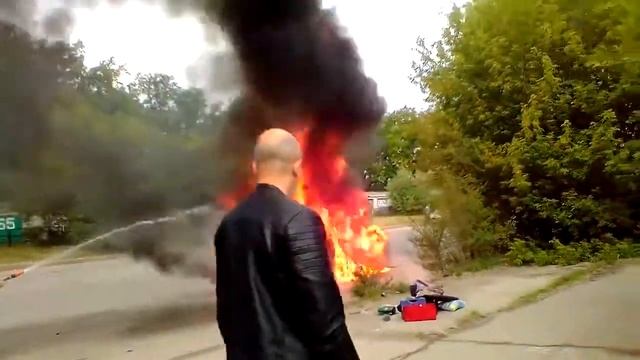 Сгорел БМВ, Ульяновск смотреть онлайн