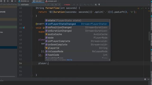 How to add Slider and Timestamp in Flutter Audio Player | audioplayers 1.1.0 Part 2 смотреть онлайн