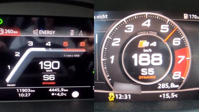 2022 AUDI S4 TDI Vs. 2017 AUDI S4 TFSI | 100-200km/h & 0-100km/h | ACCELERATION