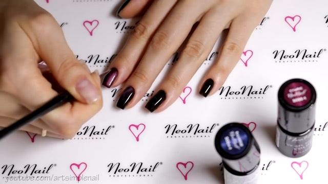 Красивый маникюр: градиент кошачьим глазом. Глянцево-матовый дизайн ногтей с NeoNail смотреть онлайн