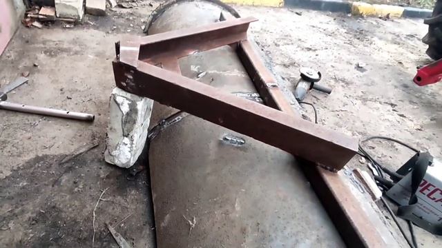 снегоуборочная лопата на Т-40АМ из металлолома. смотреть онлайн