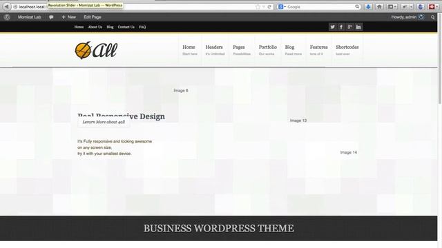 4all Theme - Setup Sliders смотреть онлайн
