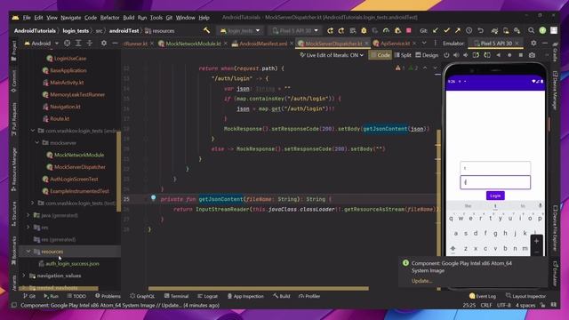 Android Mock Server with UI Testing - Tutorial смотреть онлайн