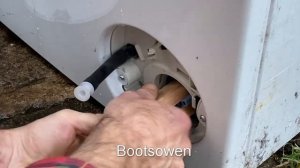 How to open sticky filter: Bosch Varioperfect EcoSilence drive washing machine: stuck full of water