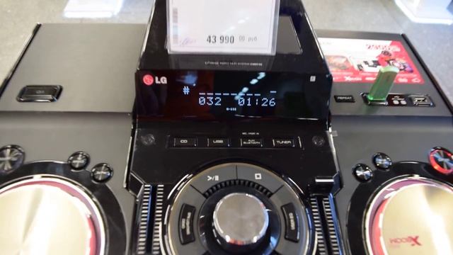 LG X-Boom Pro CM9740 мощная Midi-система смотреть онлайн