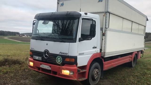 Köp Lastbil Mercedes Atego 1223 på Klaravik смотреть онлайн