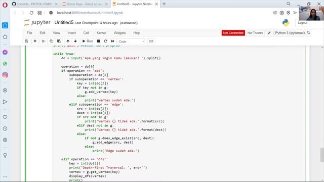Python Program to Implement Depth-First Search on a Graph using Recursion смотреть онлайн