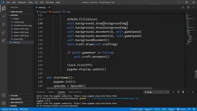 Creating a Game in python with pygame | python projects смотреть онлайн