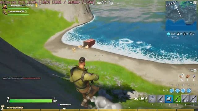 ? NVIDIA GeForce GTX 1650 [Laptop, 50W] - Fortnite gameplay benchmarks (1080p) смотреть онлайн