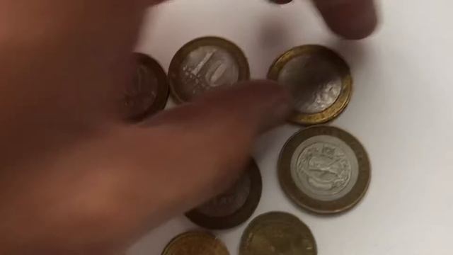 Ловим юбилейные монеты в обороте!!! Проверим, есть ли они? смотреть онлайн