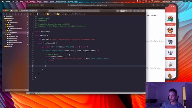 How To Make An iPhone App | Pokedex Pt 2 | Model + API | Swift 4 смотреть онлайн