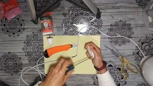 Как подключить вилку и бра к проводу/ Электрика для светильника/ DIY flowers