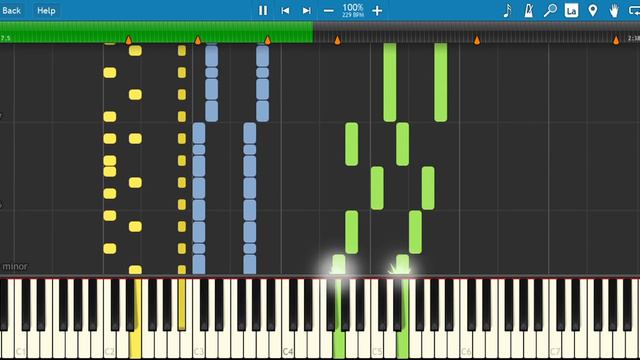 Synthesia: Undertale - Megalovania | (Difficulty Level: Intermediate) смотреть онлайн