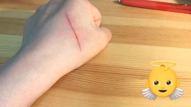 Как сделать фальшивую рану на руке с ручками смотреть онлайн