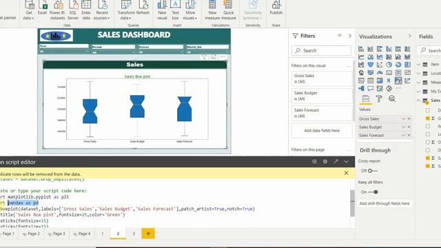 Power BI with python || boxplot|| matplotlib - part 7 смотреть онлайн