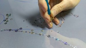 Люневильская, тамбурная вышивка. МК.