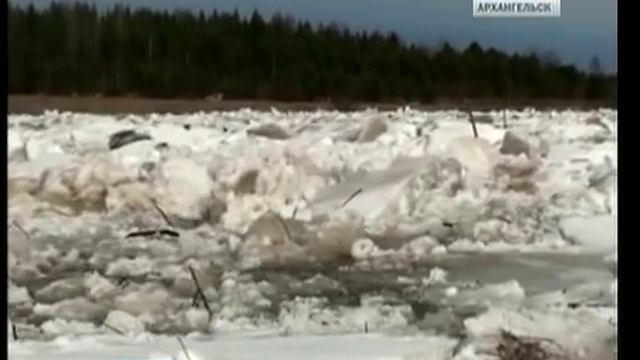 Голова ледохода находится в 500 км от Архангельска смотреть онлайн