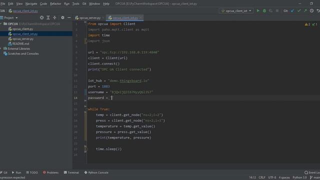 Designing IOT Dashboard For OPCUA Client, Server | Python | ROCKET SYSTEMS смотреть онлайн