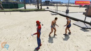 GTA 5 SPIDERMAN Ragdolls Compilation (Euphoria Physics Showcase) #4