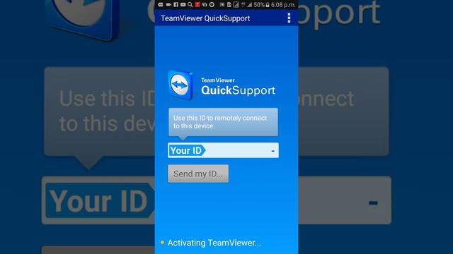 TeamViewer To ID Connected