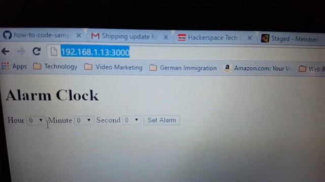 Intel Edison Alarm Clock In JavaScript смотреть онлайн