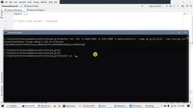 06 Selenium Grid Demo, setup, hands-on, grid hub node, docker смотреть онлайн
