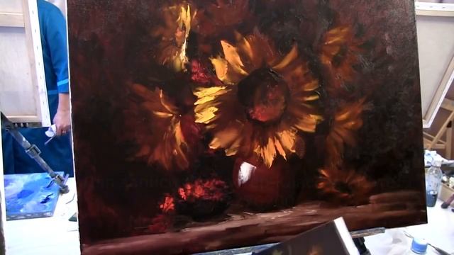 Пишем подсолнухи Writing Sunflowers/ смотреть онлайн