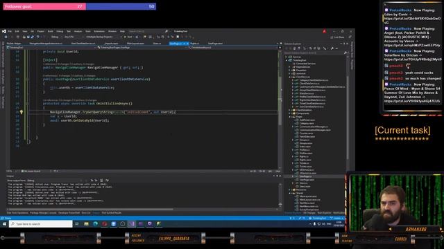LiveStream C# Blazor App development Setting up Authorization and Authentication with JWT смотреть онлайн
