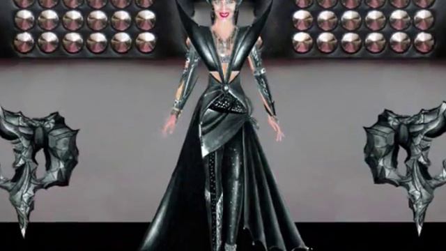 Ameynra fashion: Metal, space, exotic dresses by Sofia Metal Queen смотреть онлайн